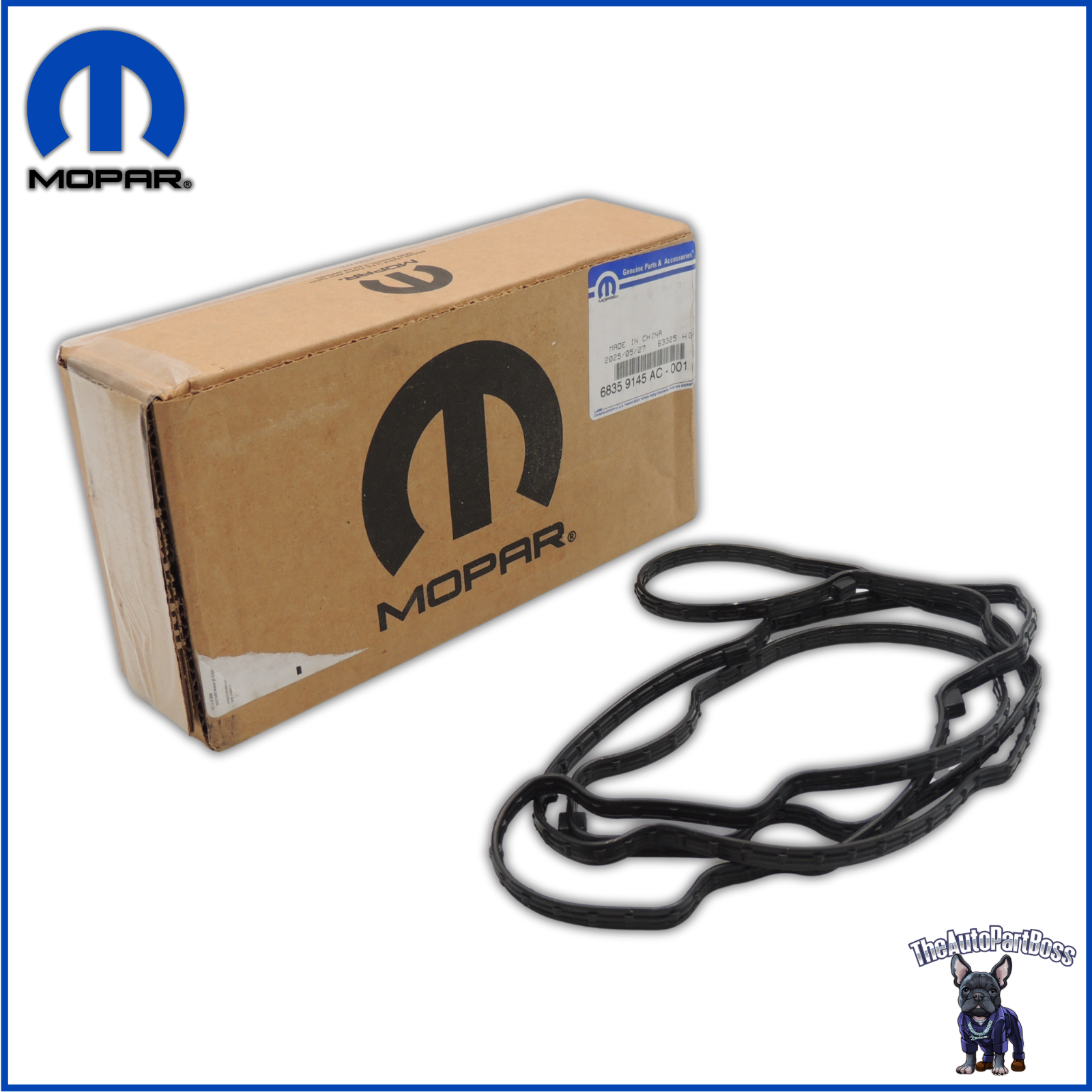 Mopar Oil Pan Gasket OEM Mopar 68359145AC 68359145AC