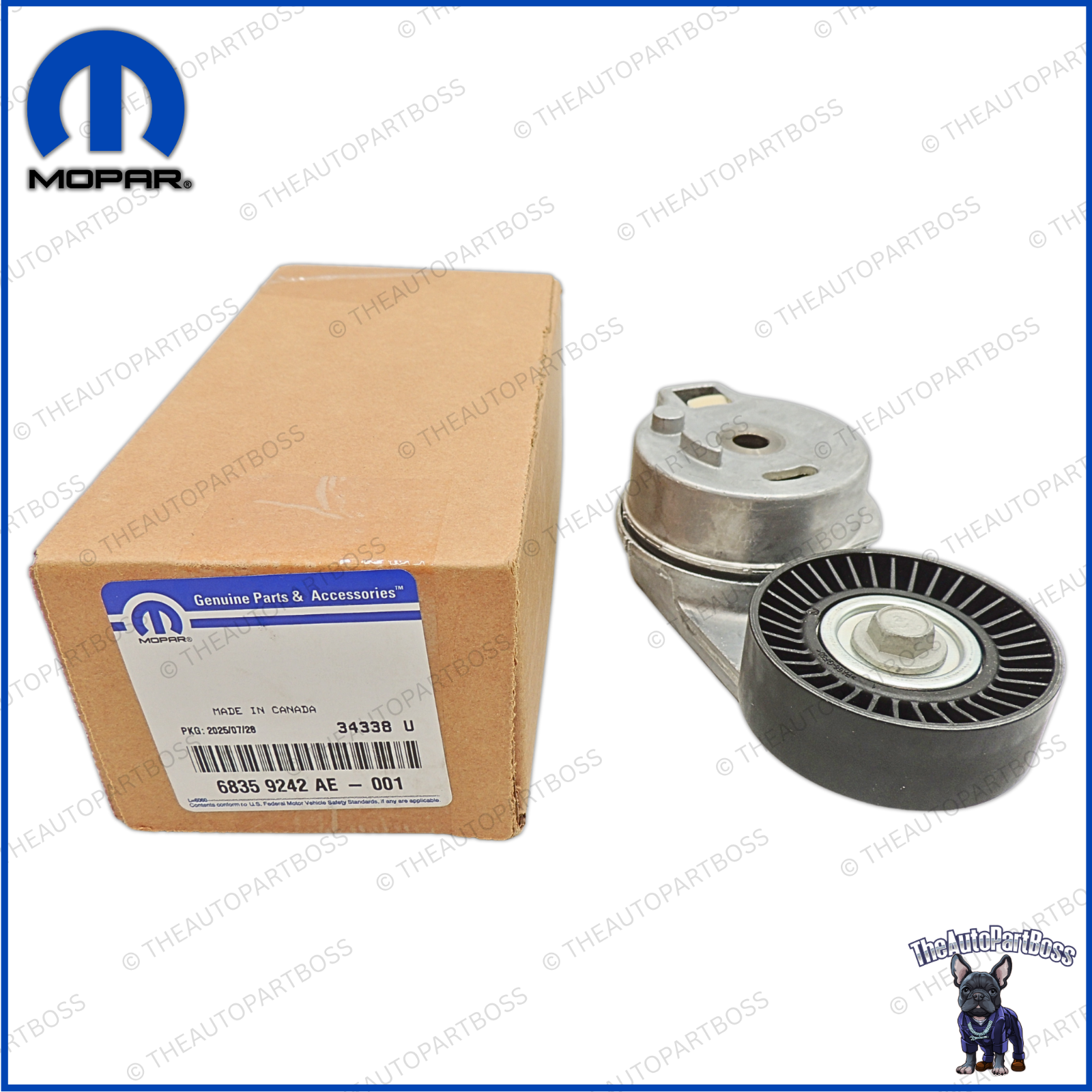 Mopar Belt Tensioner Genuine Mopar 68359242AE 68359242AE