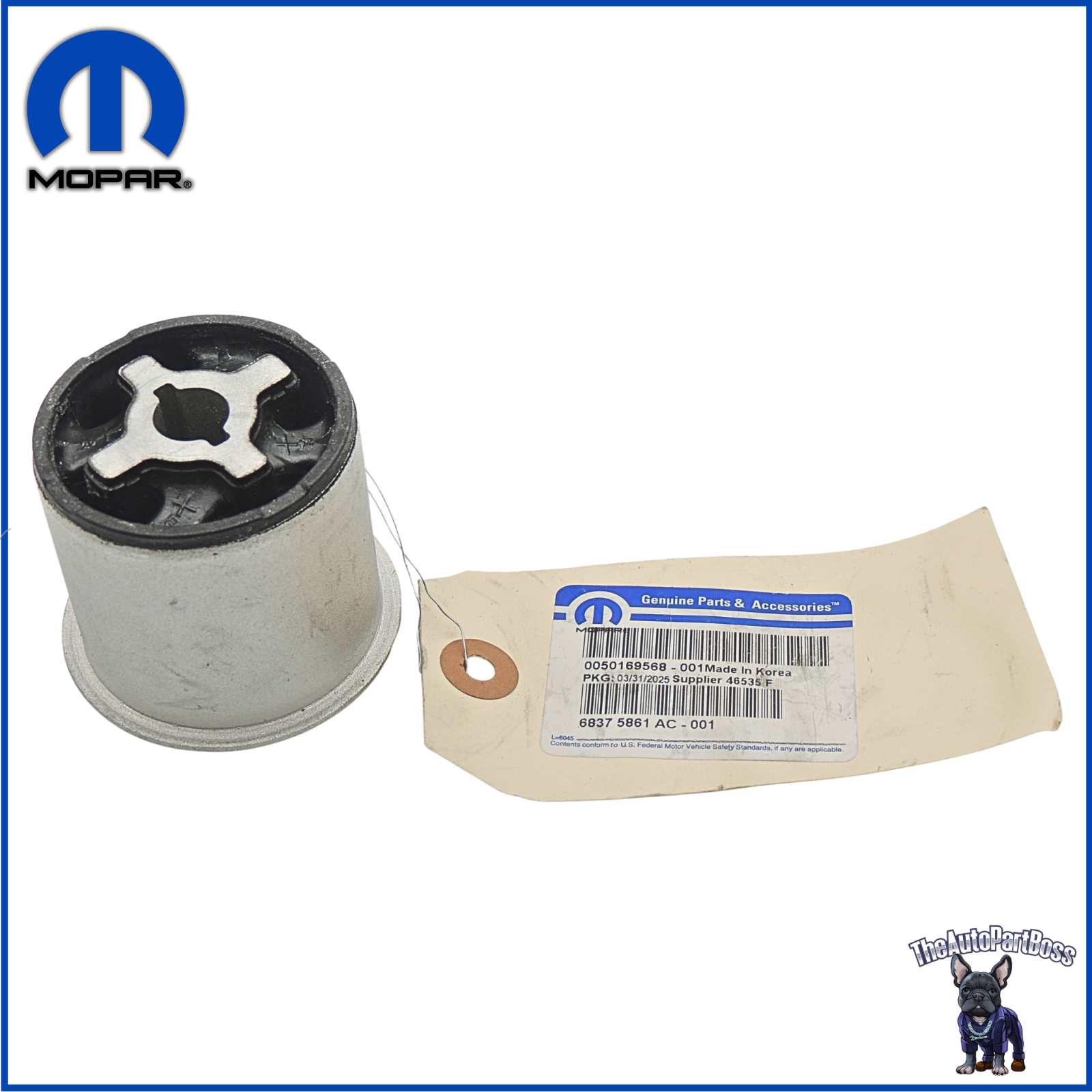 Mopar Cradle Isolator 68375861AC