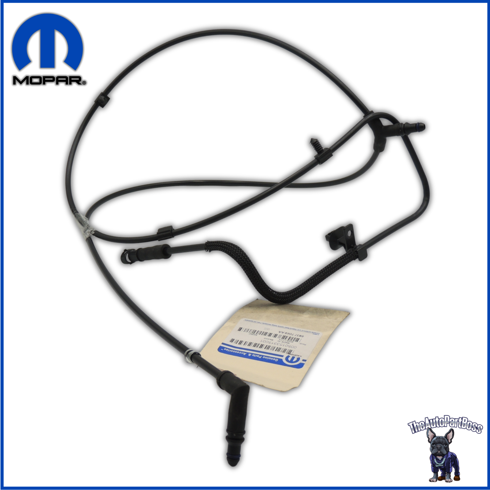 Mopar Window Washer Hose OEM Mopar 68377069AA 68377069AA