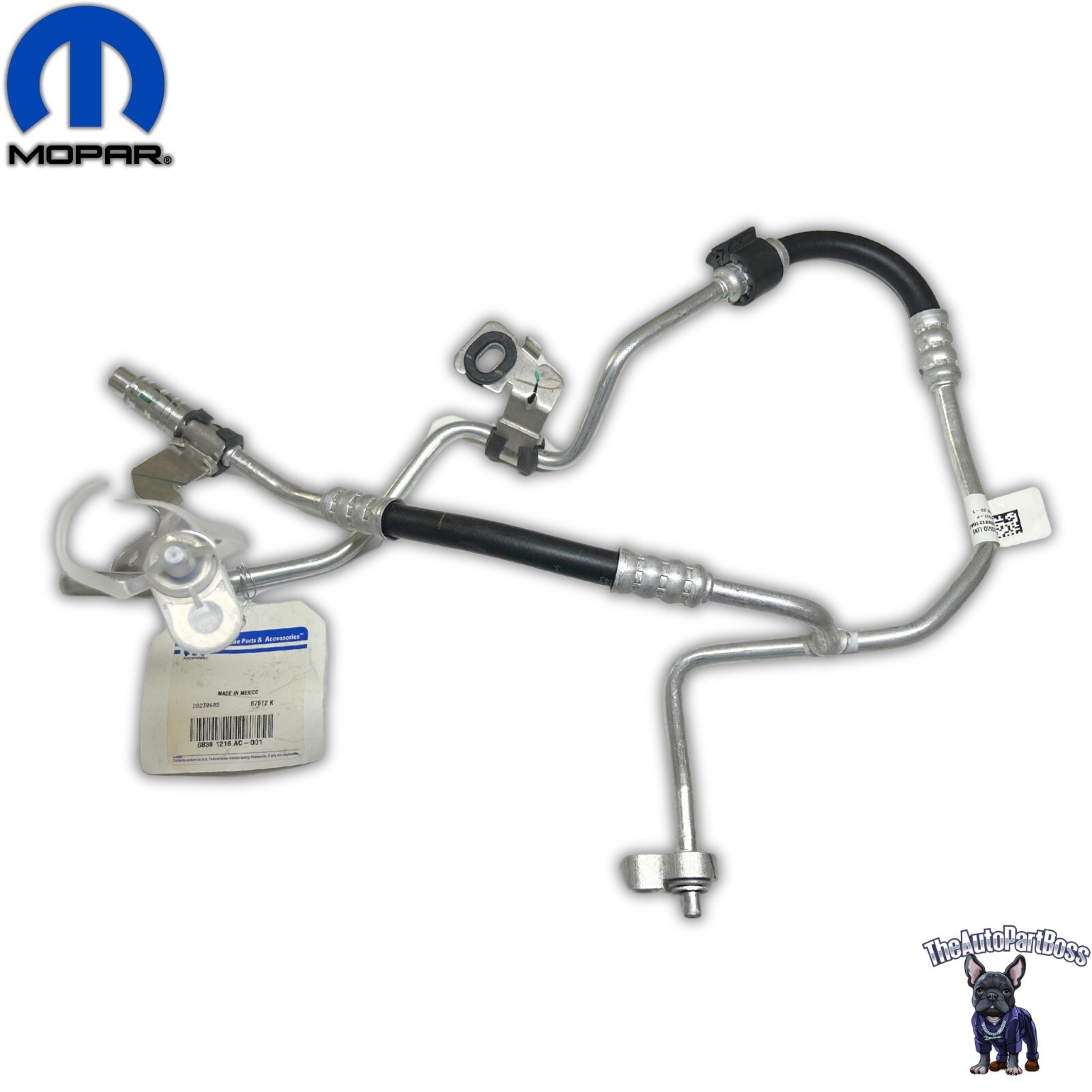 Mopar 21-24 Grand Cherokee A/C Liquid Line OEM Mopar 68381216AC 68381216AC