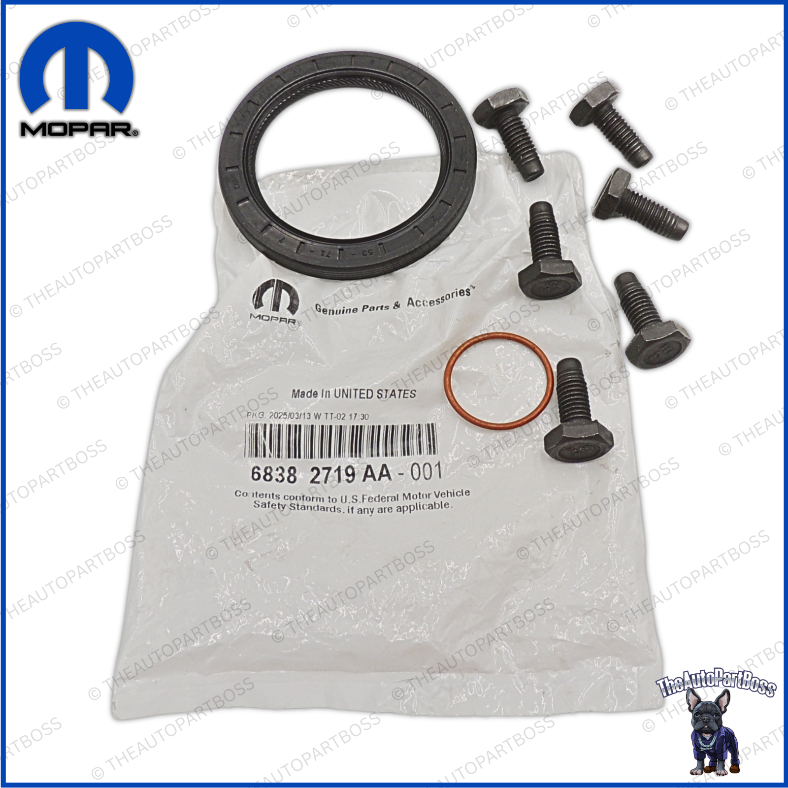 Mopar Torque Converter Seal Kit 68382719AA