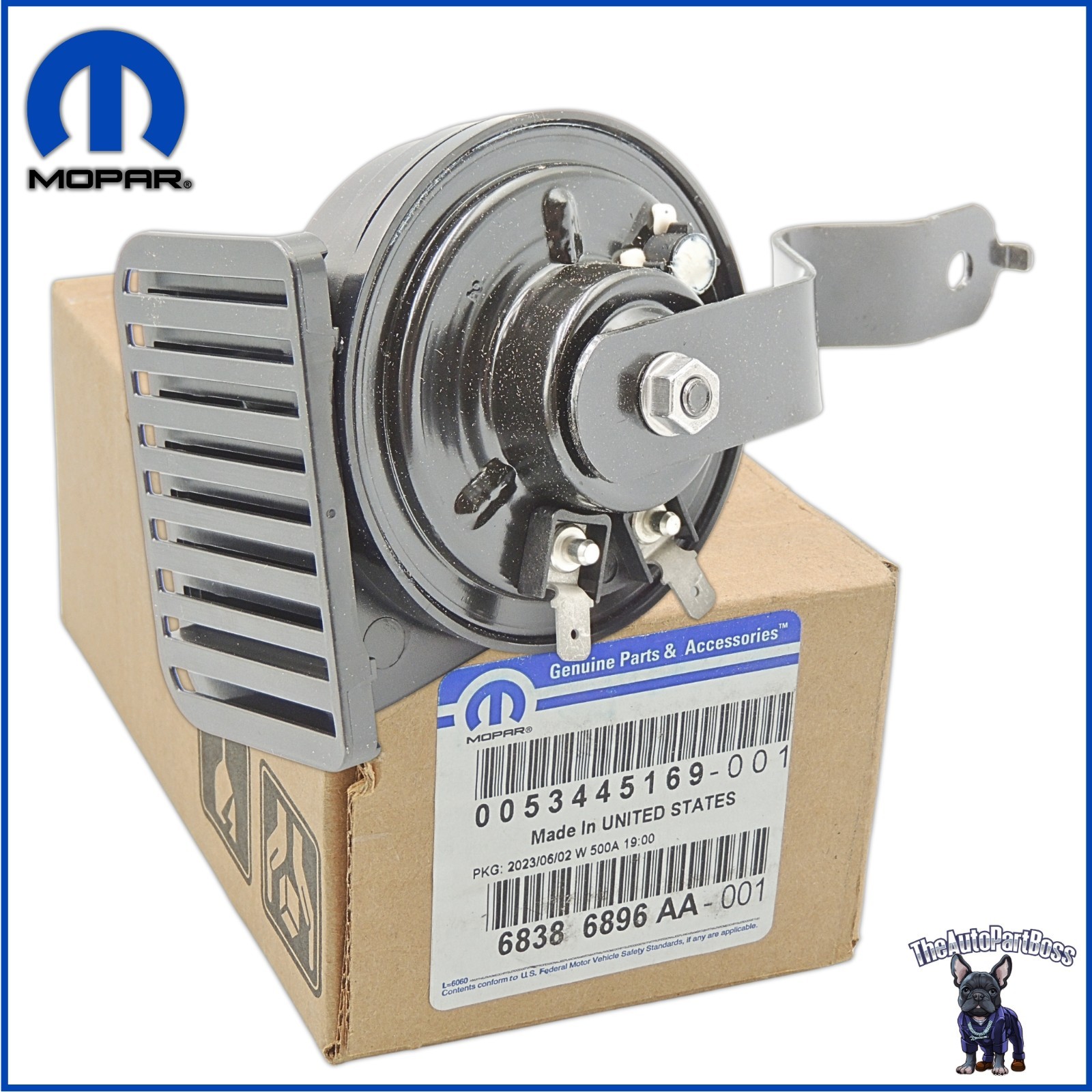 Mopar Horn And Bracket OEM Mopar 68386896AA 68386896AA