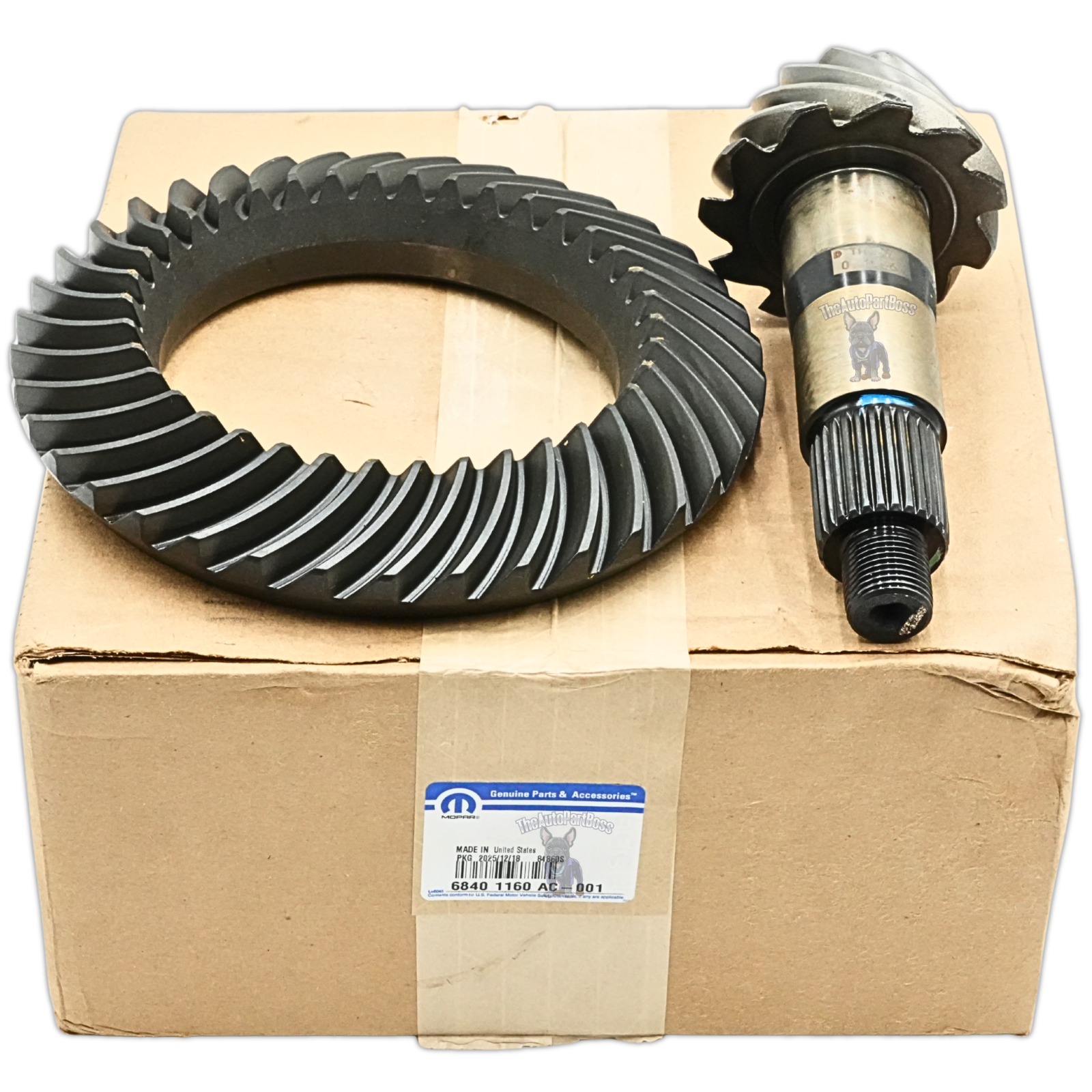 Mopar Ring And Pinion Gear Kit Genuine Mopar 68401160AB 68401160AB