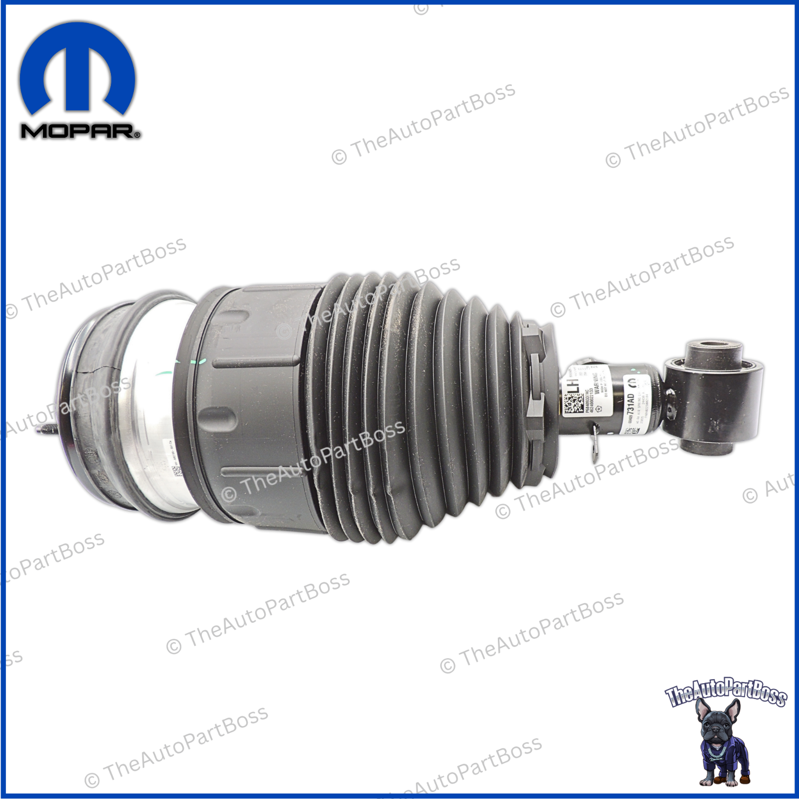 Mopar Air Suspension Spring And Shock Assembly Left OEM Mopar 68409731AD 68409731AD