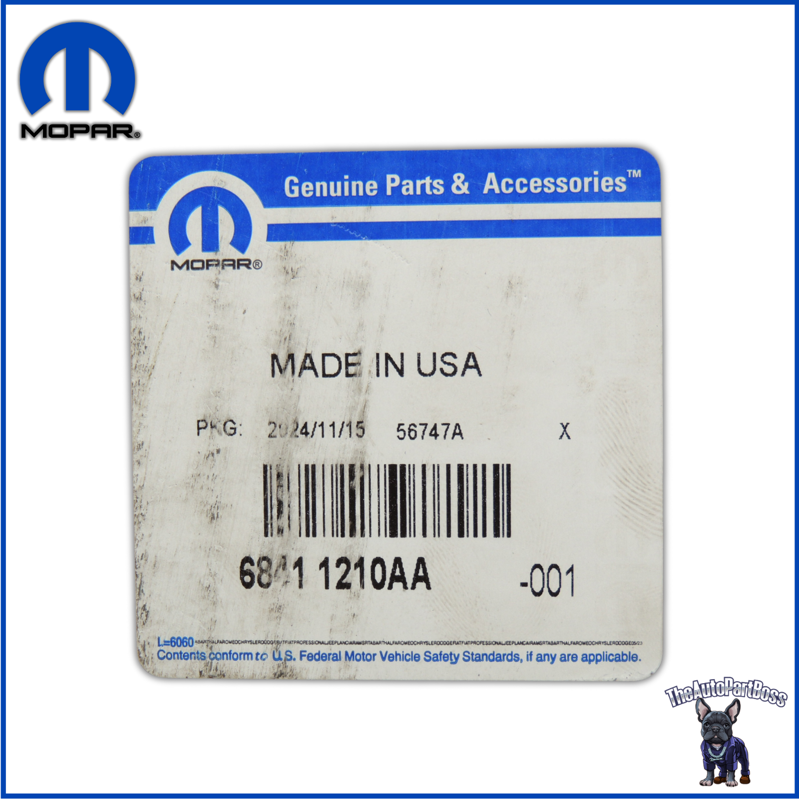 Mopar Engine Cooling Radiator OEM Mopar 68411210AA 68411210AA