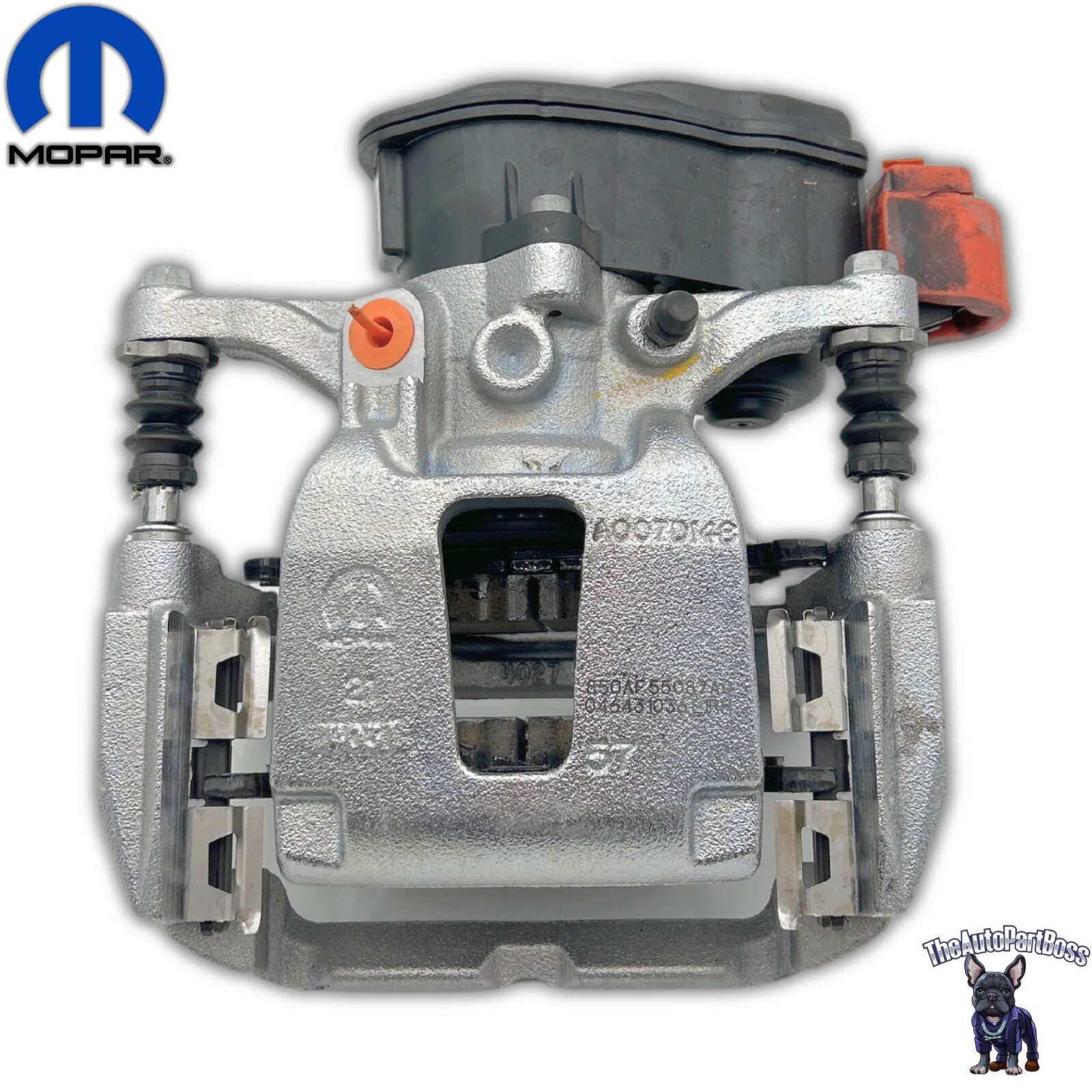 Mopar Disc Brake Caliper Assembly, Right  w/ Actuator & Brake Pads Mopar 68412368AB 68412368AB-68412365AC-68412364AC