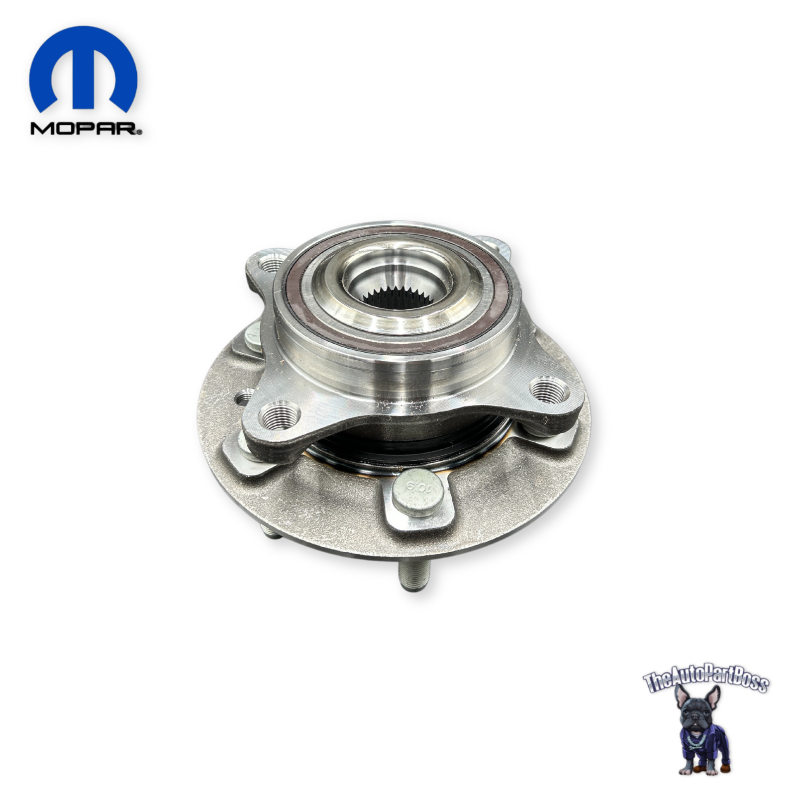 Mopar Brake Hub And Bearing, Right Rear OEM Mopar 68422141AA 68422141AA
