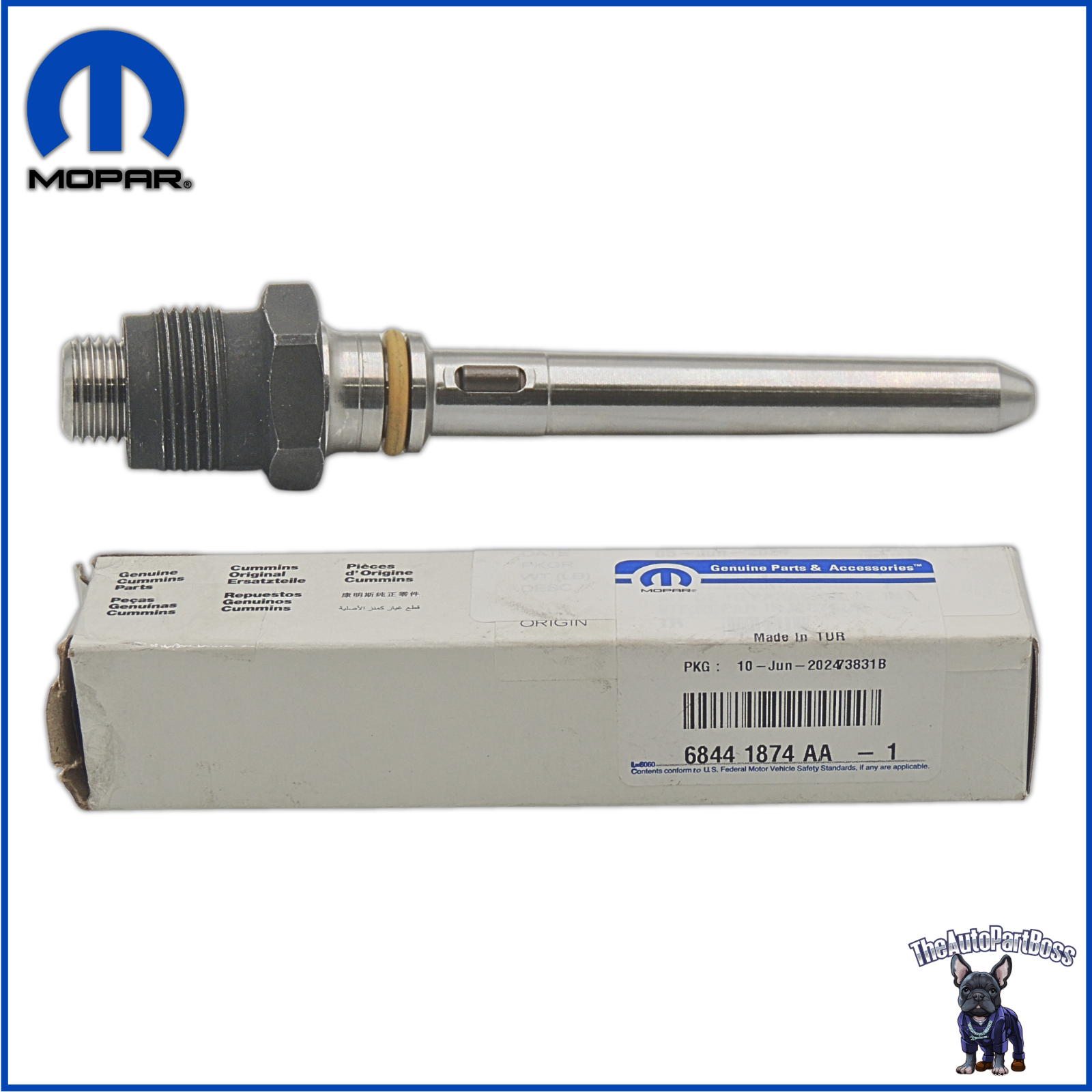 Mopar Fuel Injector Retainer OEM Mopar 68441874AA 68441874AA