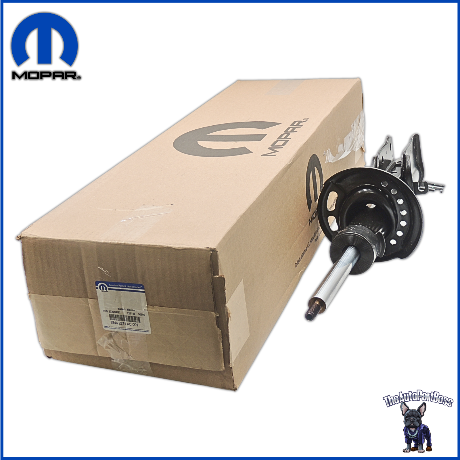 Mopar Front Suspension Strut, Left Front OEM 68442871AC 68442871AC