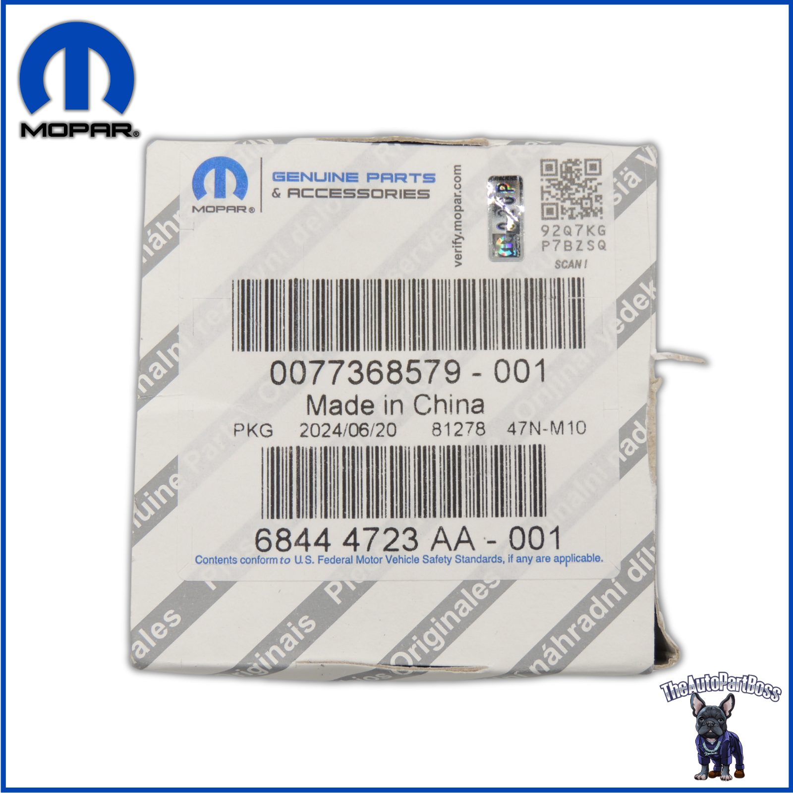Mopar Seal OEM Mopar 68444723AA 68444723AA