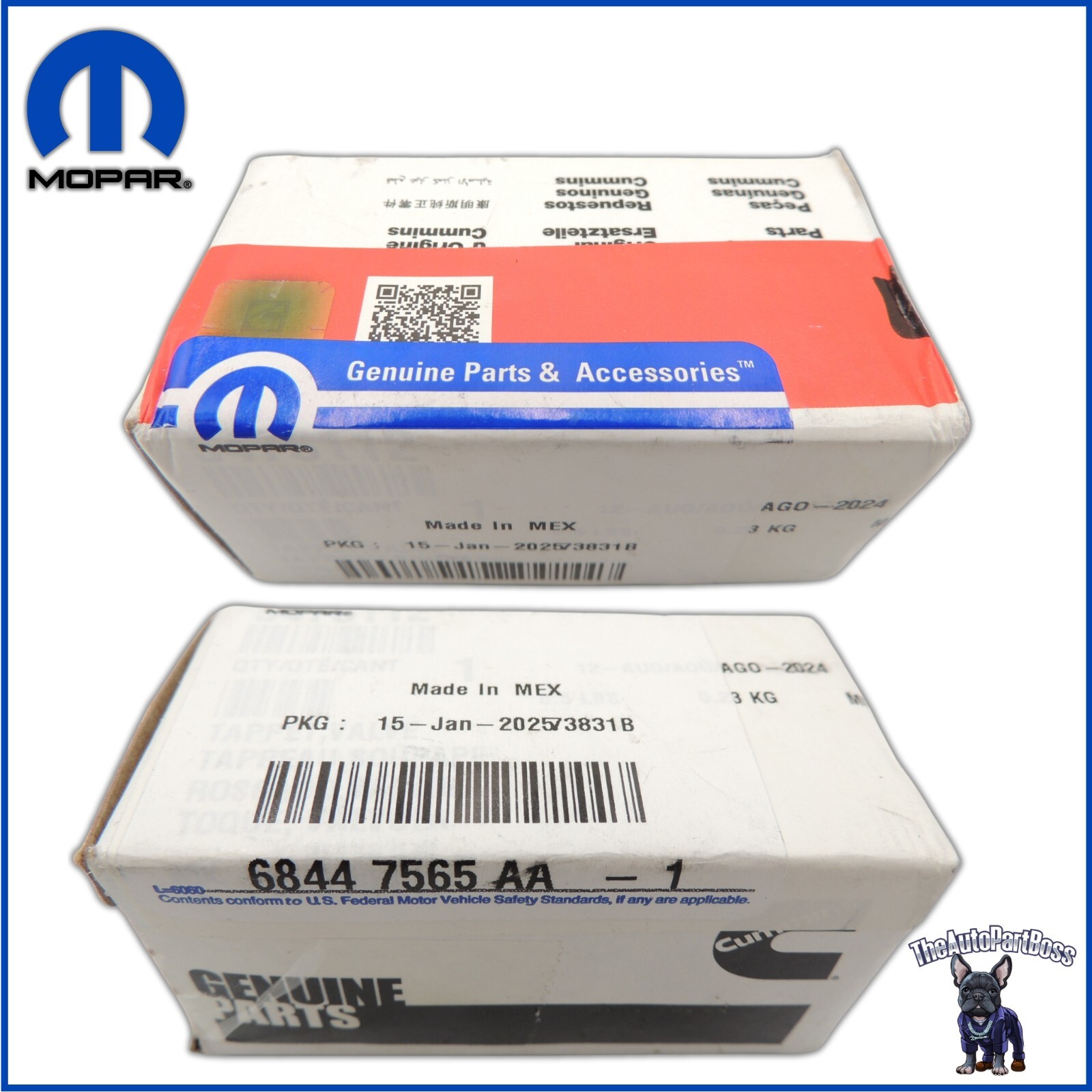 Mopar Hydraulic Lifter OEM Mopar 68447565AA 68447565AA