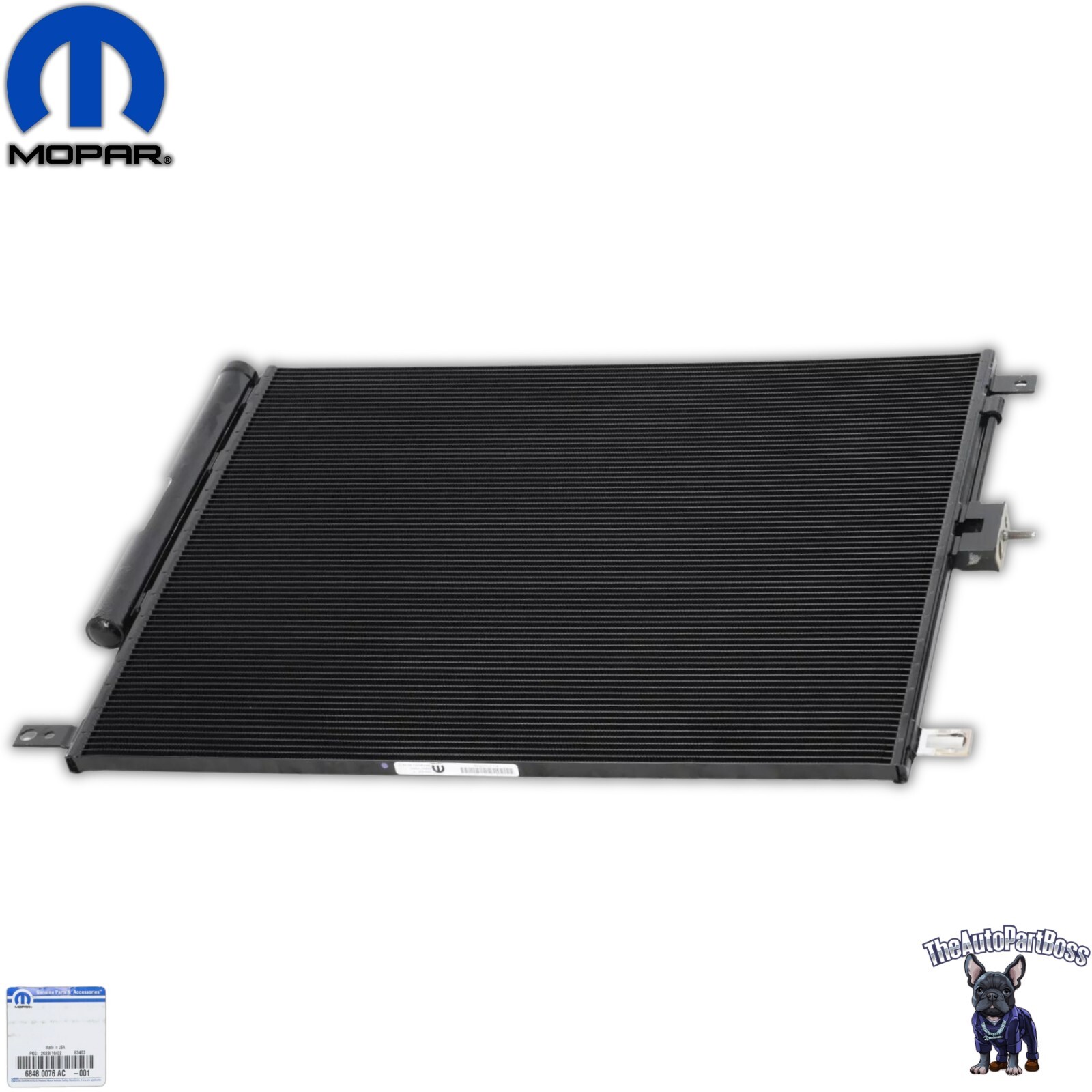 Mopar Air Conditioning Condenser 68480076AC 68480076AC