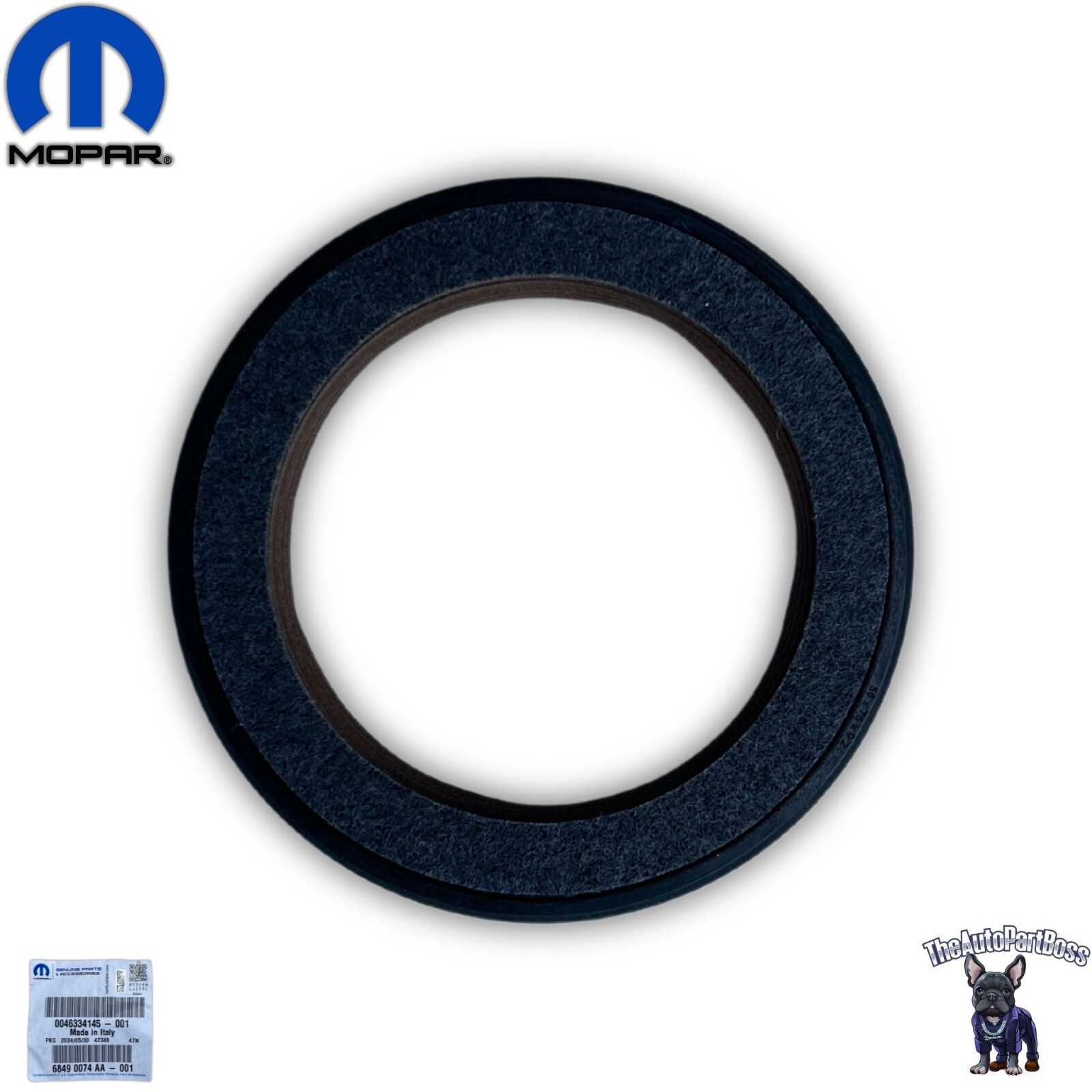 Mopar 3.0L Crankshaft Oil Seal OEM Mopar 68490074AA 68490074AA