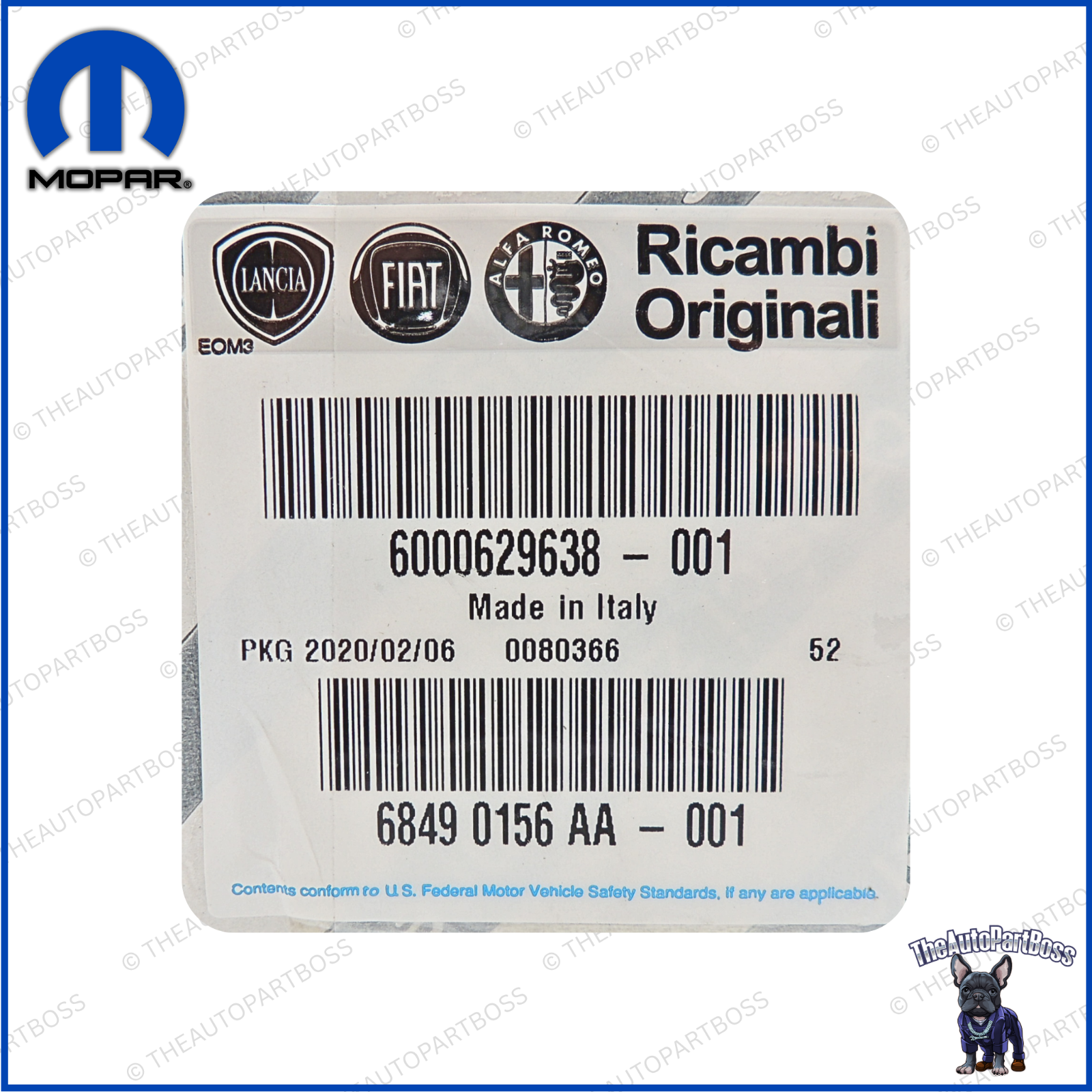 Mopar Cylinder Head Gasket OEM Mopar 68490156AA 68490156AA