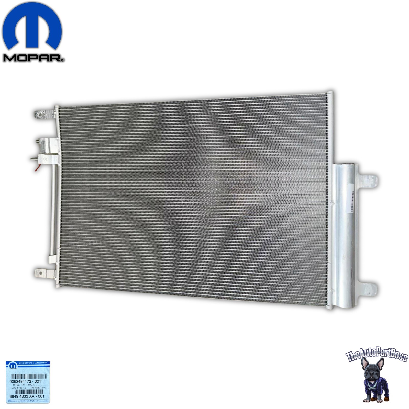 Mopar Air Conditioning Condenser OEM Mopar 68494833AA 68494833AA
