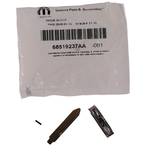 Mopar Blank Key OEM Mopar 68519237AA 68519237AA