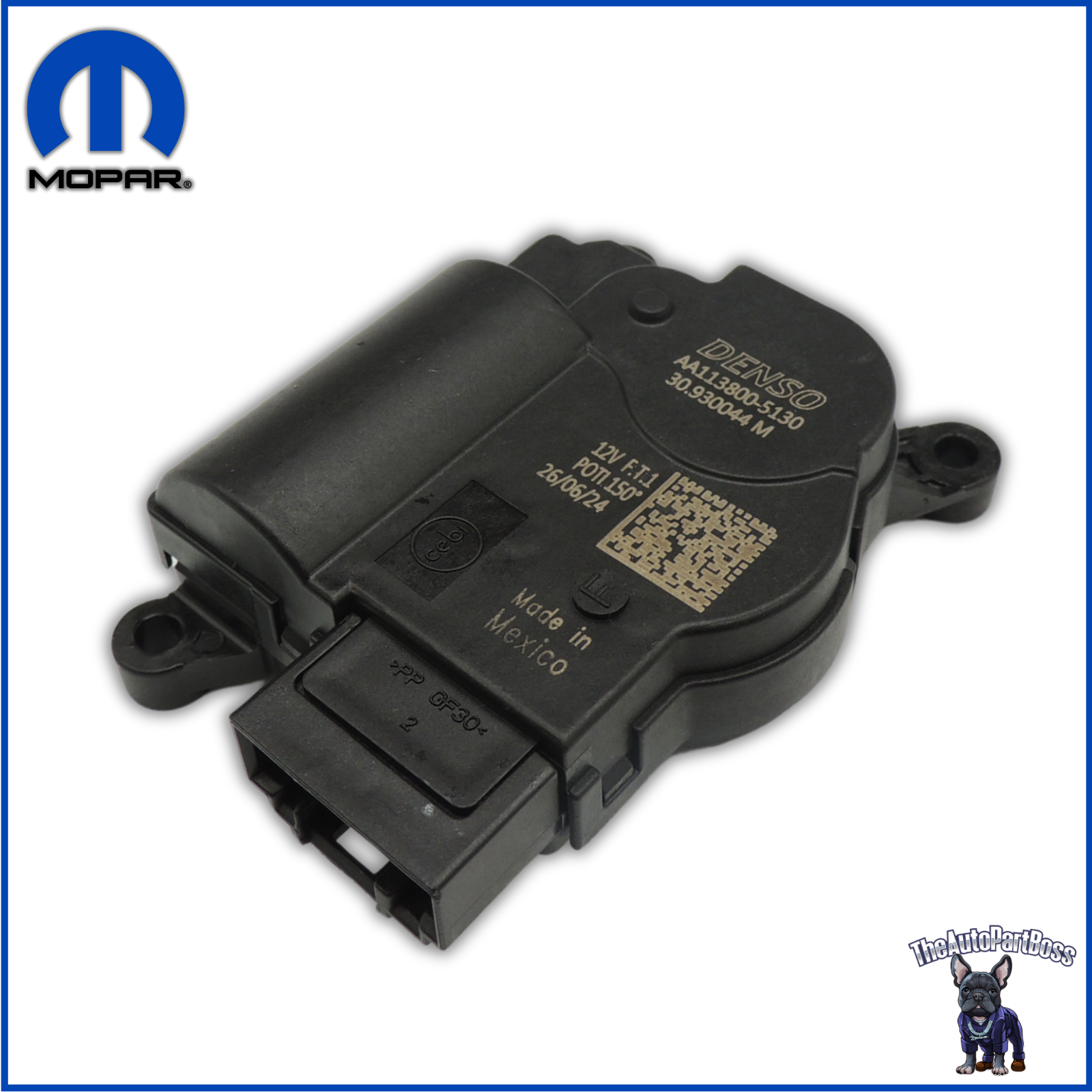 Mopar AC And Heater Actuator OEM Mopar 68538448AA 68538448AA