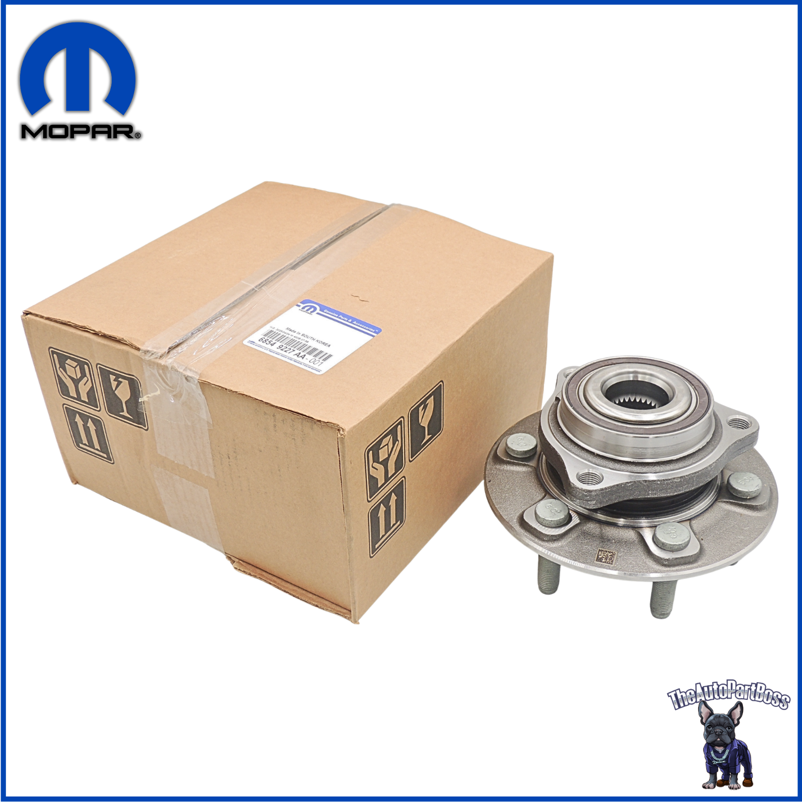 Mopar Brake Hub And Bearing, Right OEM 68549227AA