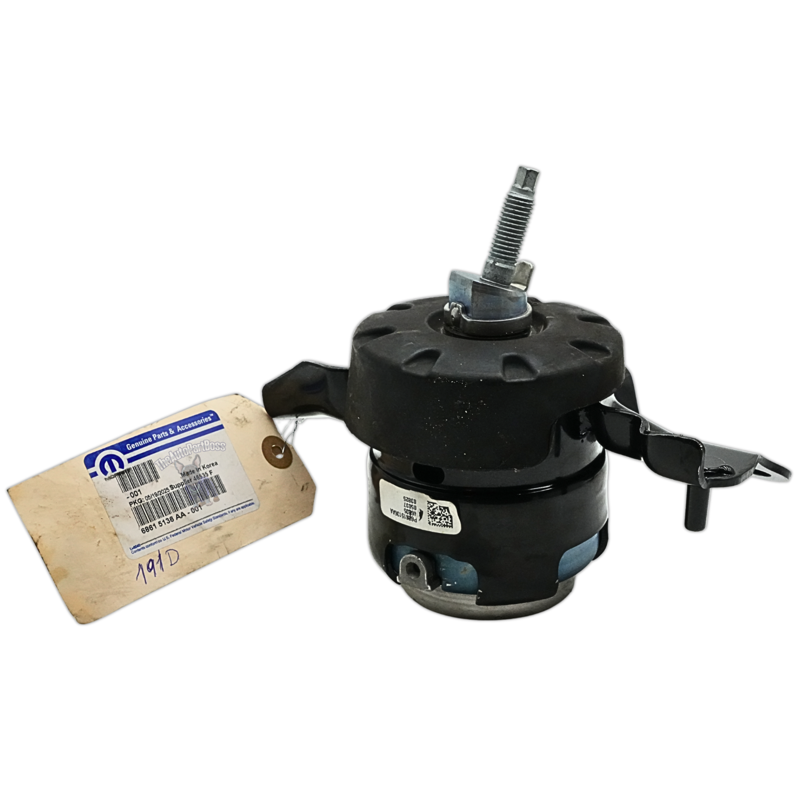 Mopar Engine Mount Isolator Genuine OEM Mopar 68615136AA 68615136AA