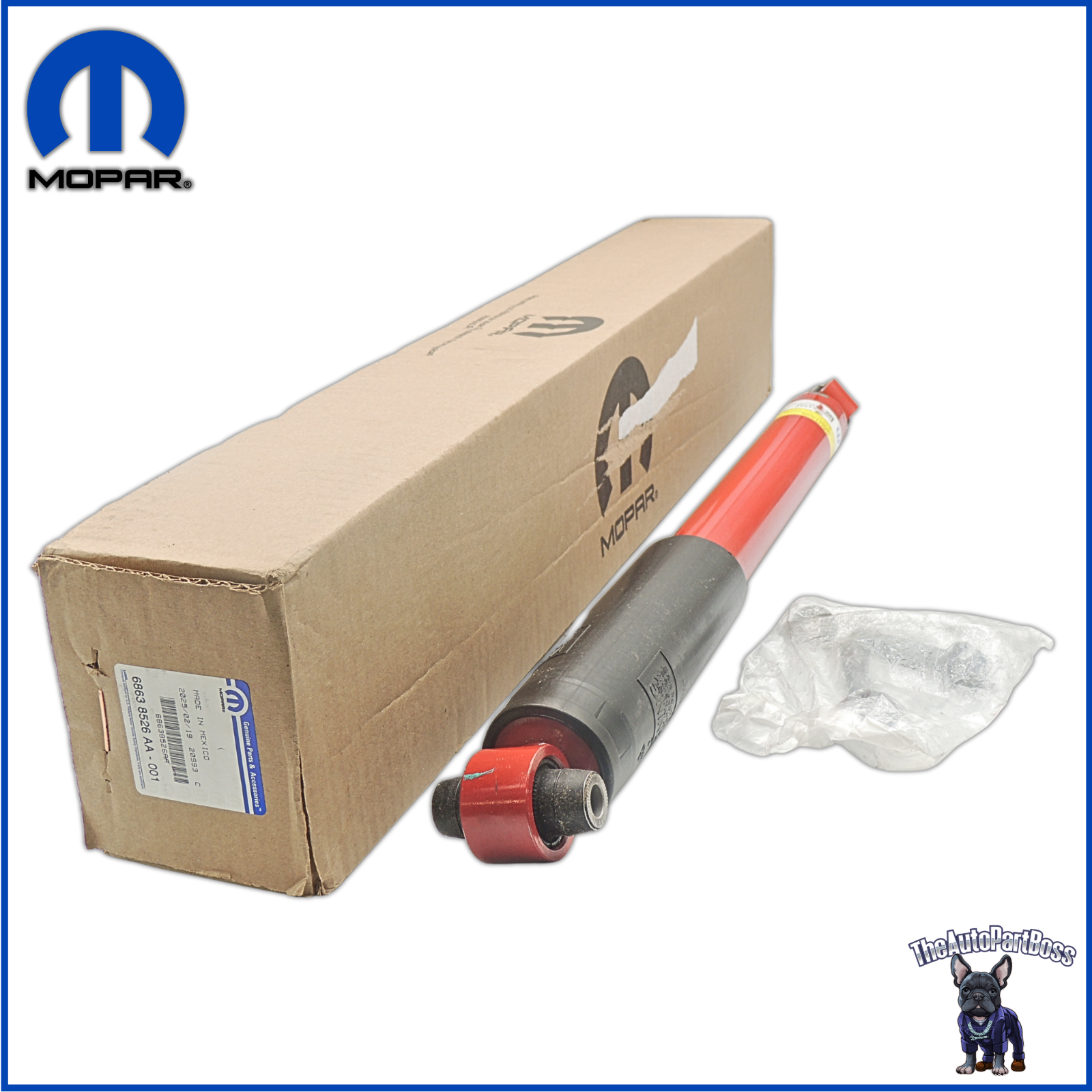 Mopar Suspension Shock Absorber Kit OEM 68638526AA 68638526AA