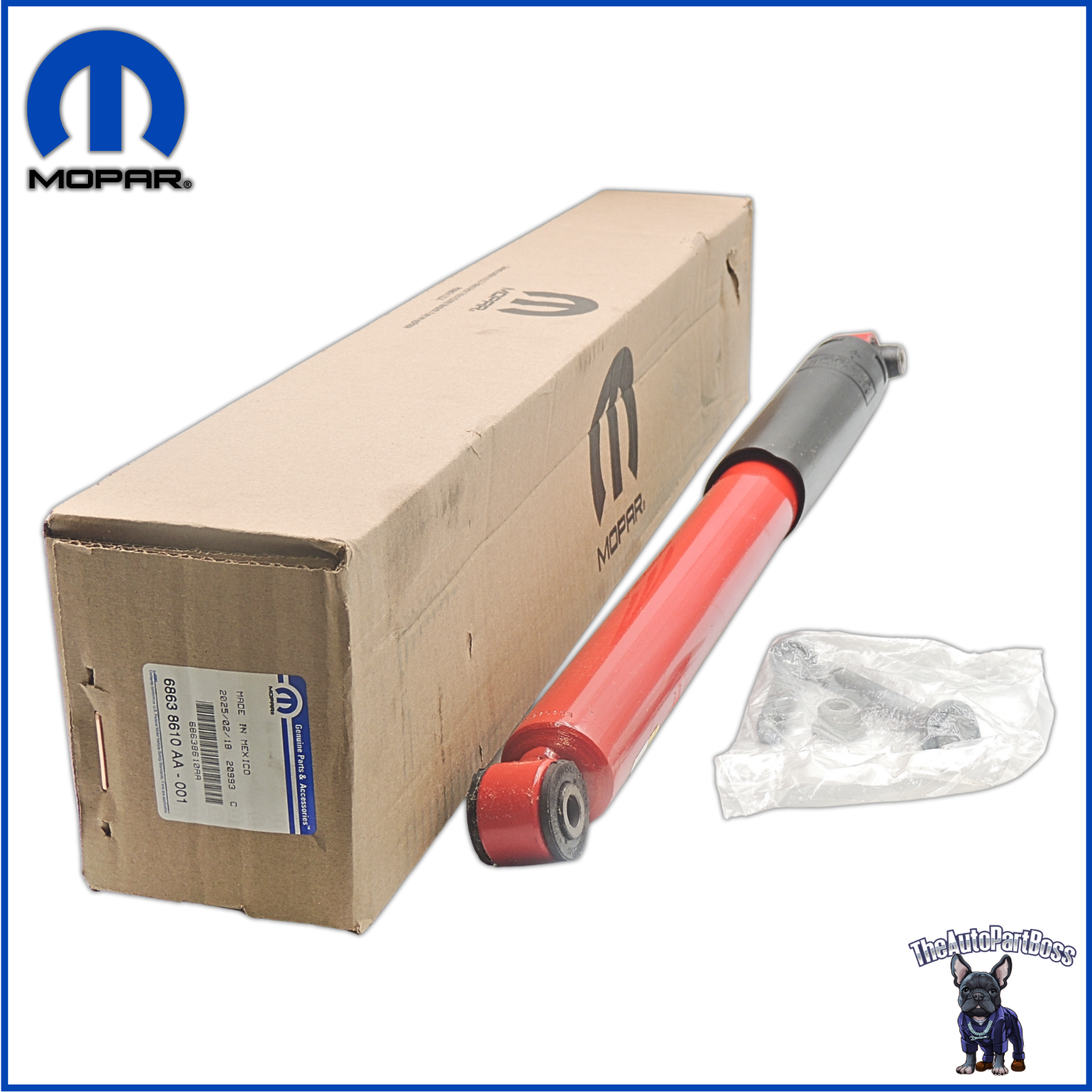 Mopar Suspension Shock Absorber Kit OEM 68638610AA 68638610AA