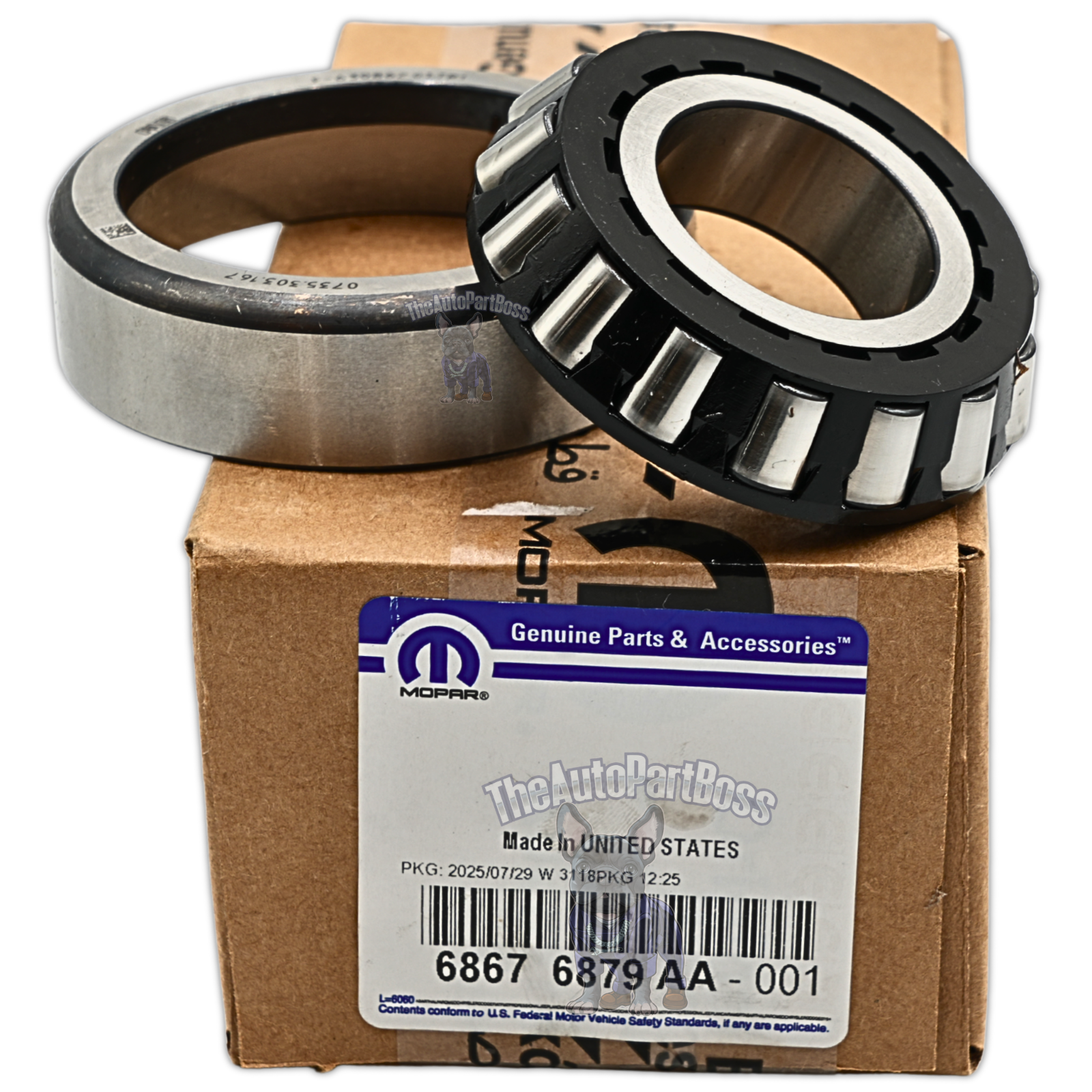 Mopar Drive Pinion Bearing Kit Inner Genuine Mopar 68676879AA 68676879AA