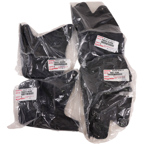 Toyota 2022-2026 TUNDRA Mud Flap Mudguard Kit GENUINE TOYOTA ACCESSORY 76621-0C080-MudguardKit