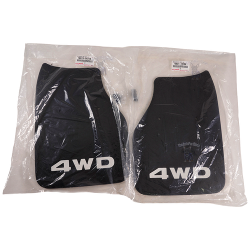 Toyota Genuine Toyota Rear Mud Flaps Guards Pair Set 76626-39208 76625-39208 76626-39208-w-76625-39208
