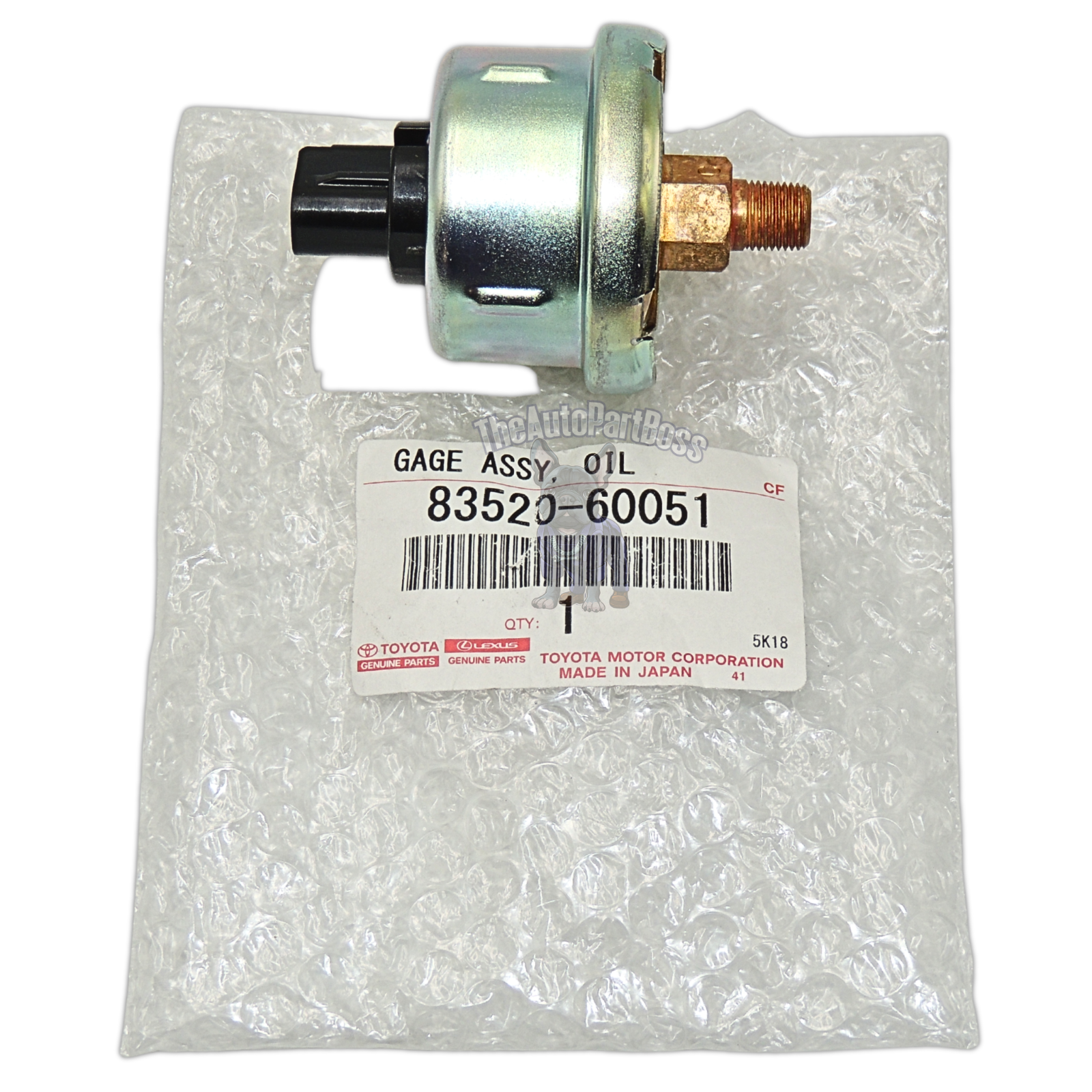 Toyota Engine Oil Pressure Switch Genuine Toyota 83520-60051 83520-60051