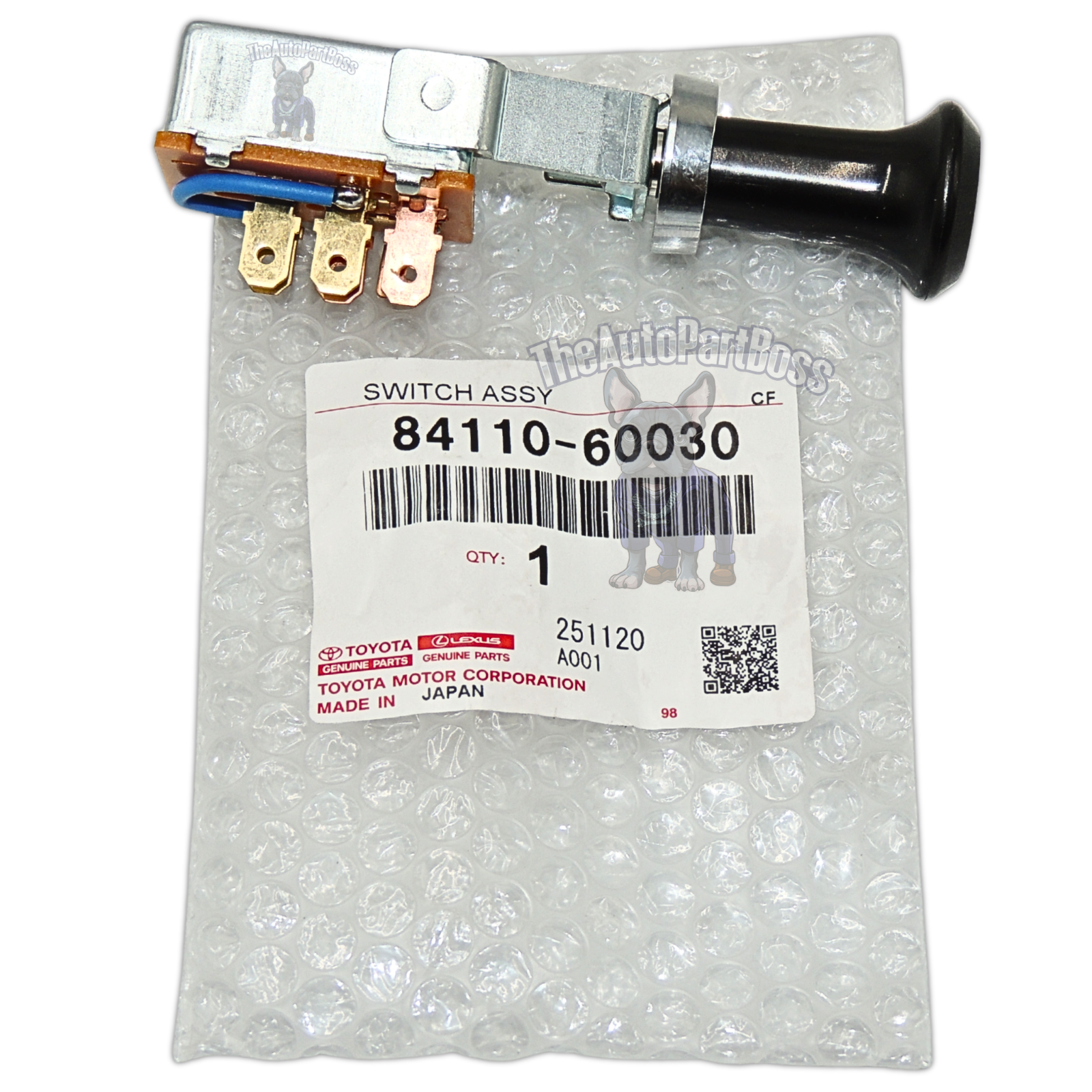 Toyota Headlight Switch Genuine Toyota 84110-60030 84110-60030
