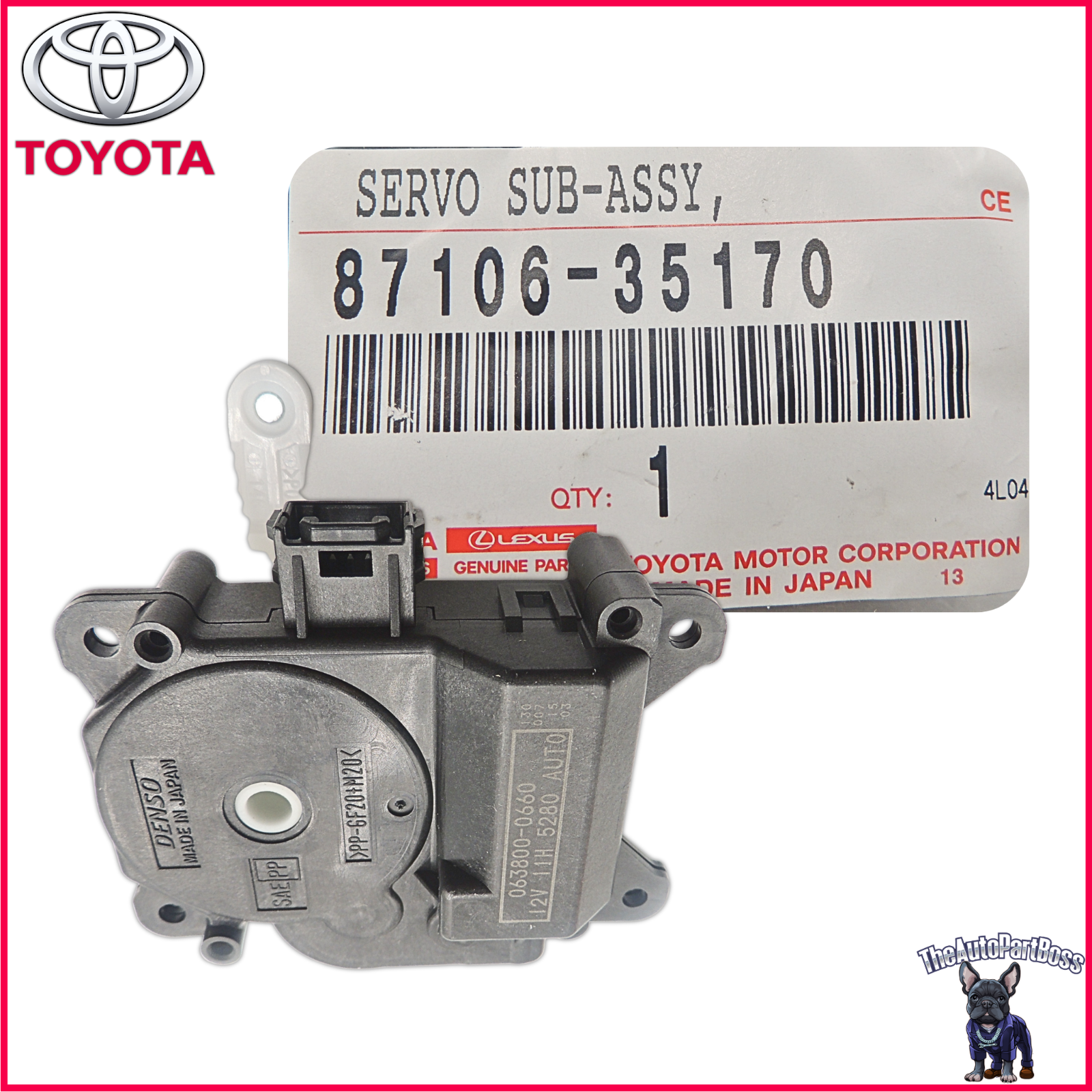 Toyota Servo Sub-Assembly OEM Toyota 87106-35170 87106-35170