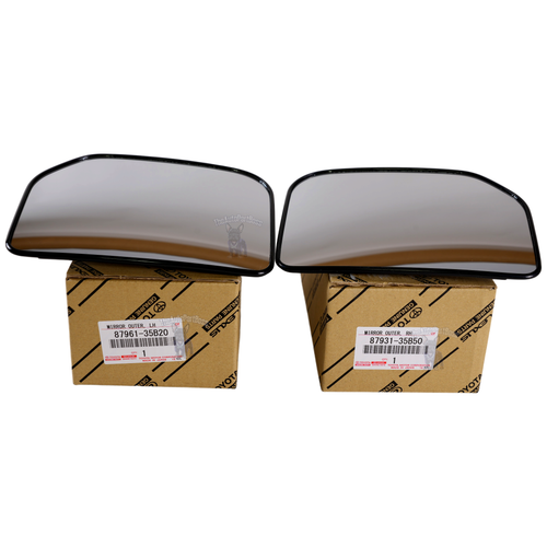 Toyota TOYOTA Genuine FJ CRUISER GSJ15 W Side REAR VIEW MIRROR OUTER Lens RH LH SET 87931-35B50-87961-35B20