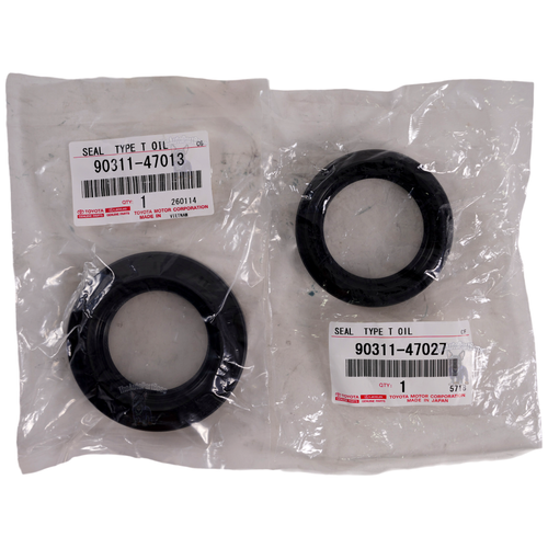 Toyota GENUINE Toyota Lexus OEM Drive Axle Shaft Oil Seal 90311-47013 90311-47027 SET 90311-47027-W-90311-47013