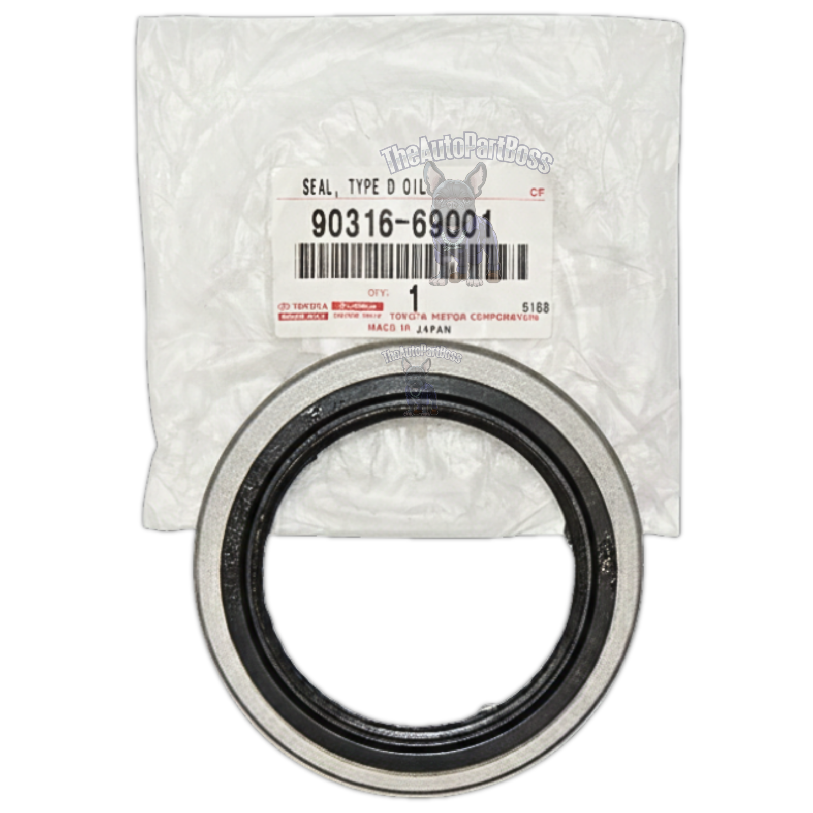 Toyota Wheel Seal Left Right Front Genuine Toyota 90316-69001 90316-69001