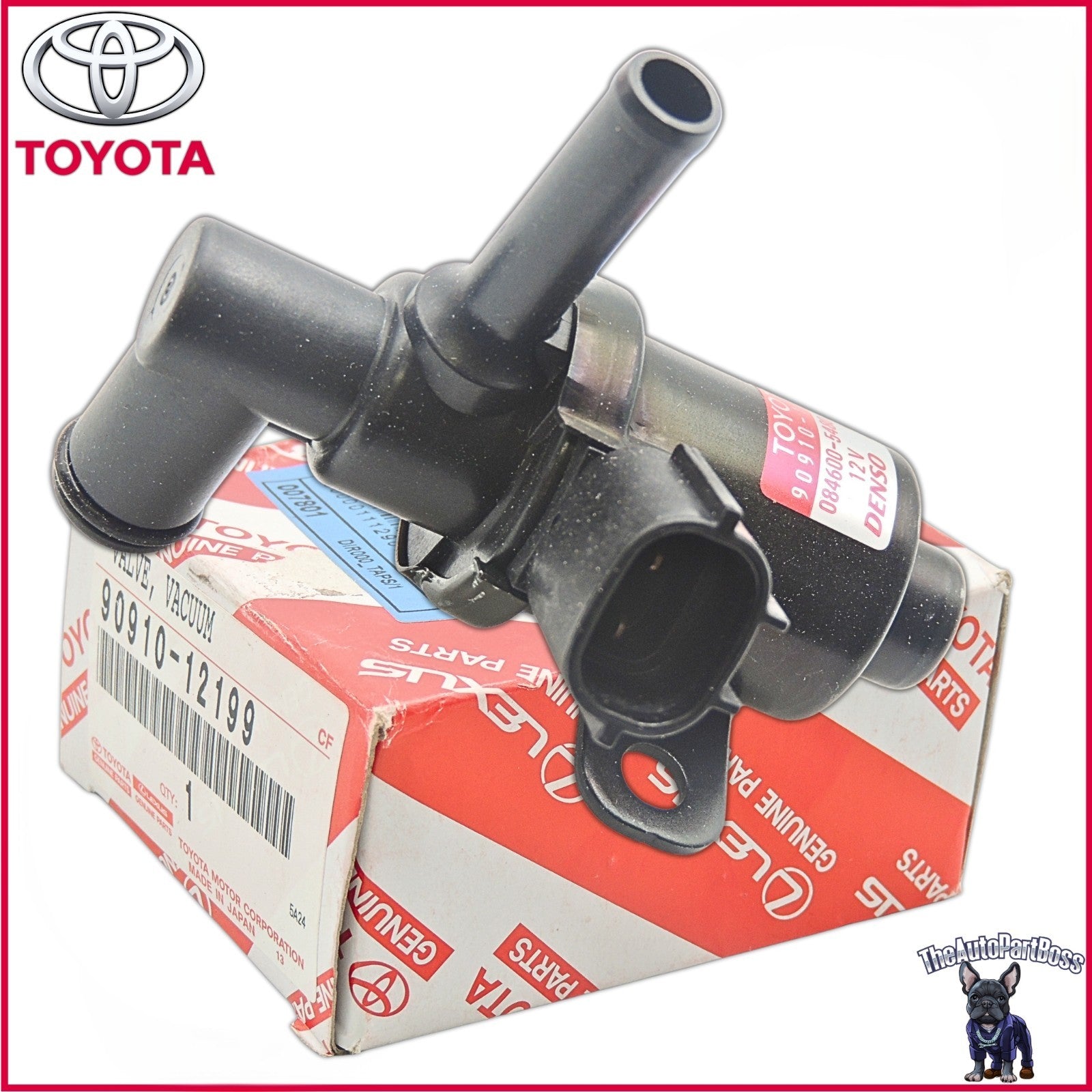 Toyota Secondary Air Injection Solenoid OEM Toyota 90910-12199 90910-12199