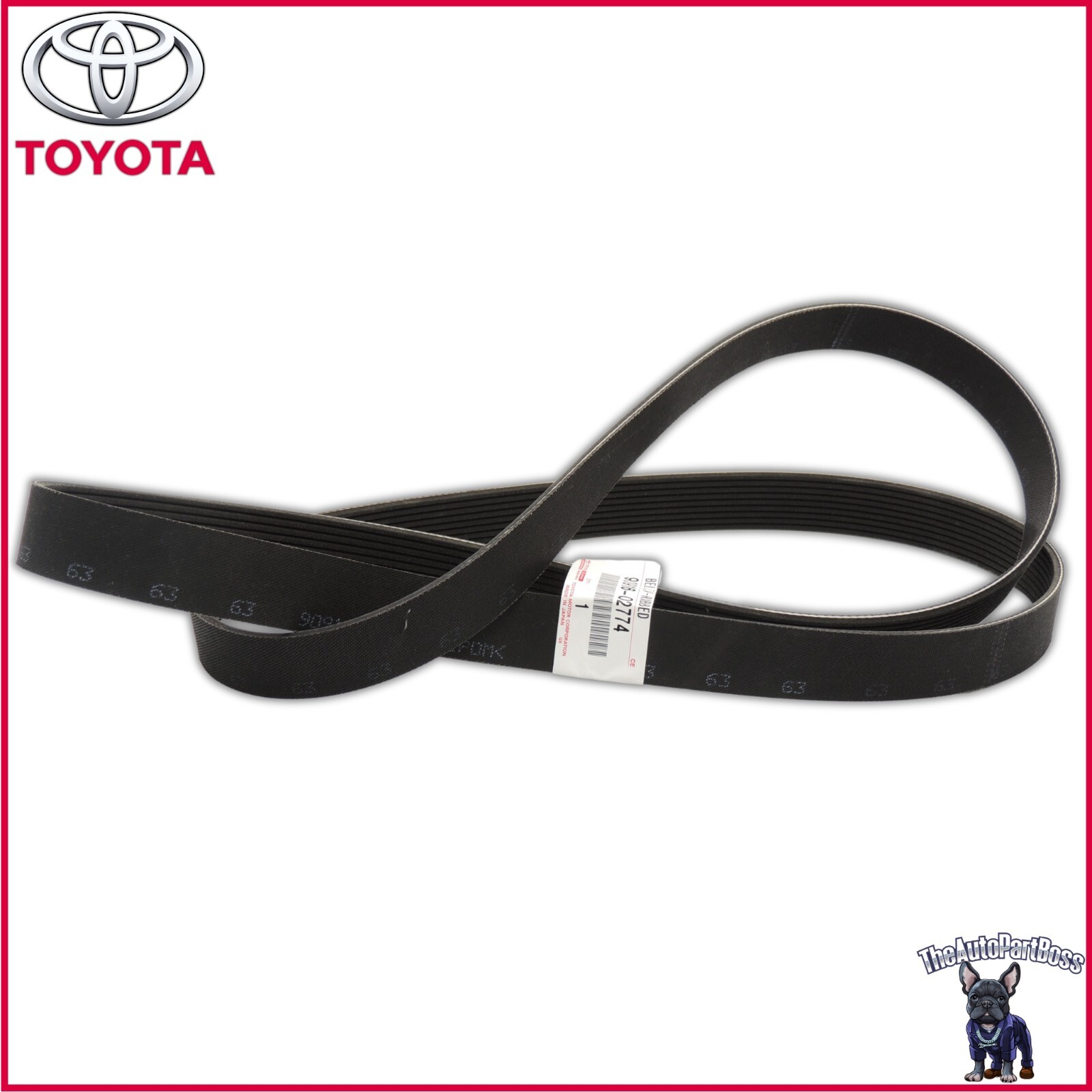 Toyota V-Belt OEM Toyota 90916-02774 90916-02774