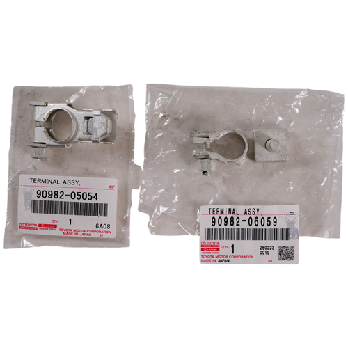Toyota Genuine Toyota Terminal Set 90982-05054 90982-06059 Battery Terminal - 90982-05054-90982-06059