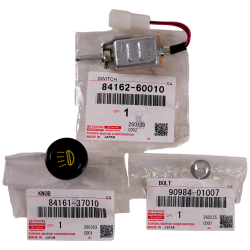 Toyota GENUINE OEM TOYOTA FOG LIGHT LAMP SWITCH CONTROL KNOB LAND CRUISER FJ40 42 BJ40 LC40-FJ40-BJ40-FOG-SW-KNOB