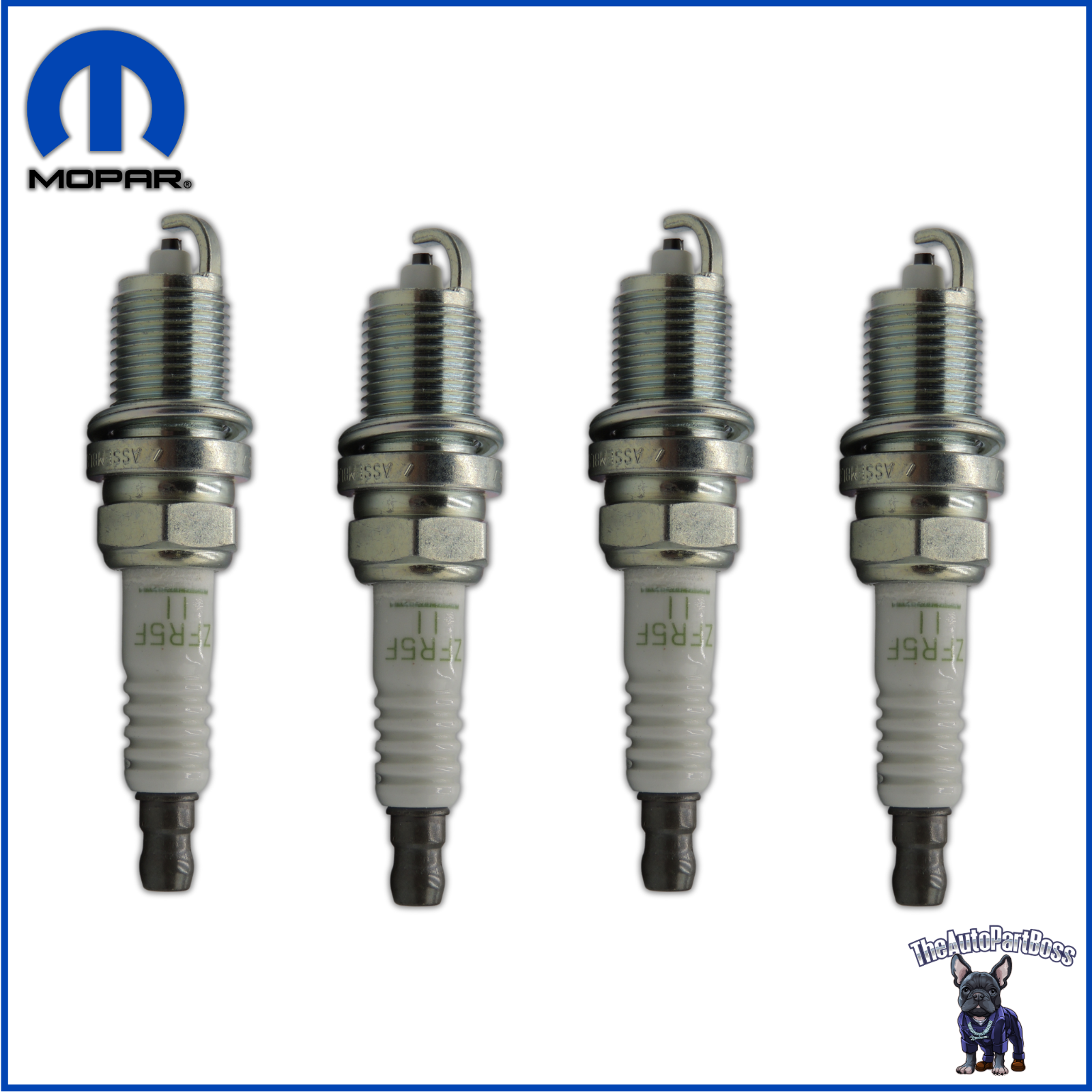 Mopar 4X Spark Plug OEM Mopar SP0ZFR5F11 SP0ZFR5F11