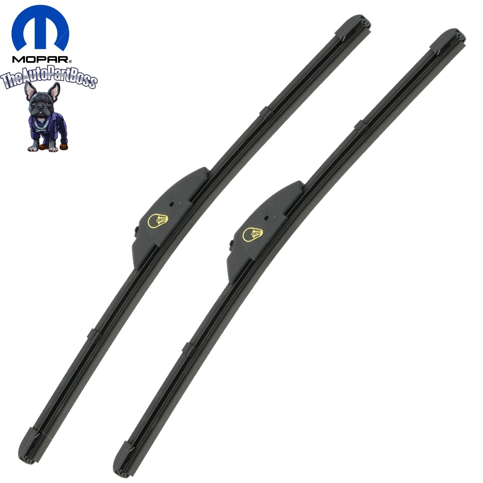 Mopar (2PC) 2001-2018 Rear Wiper Blade Genuine Mopar WBF00016AB WBF00016AB