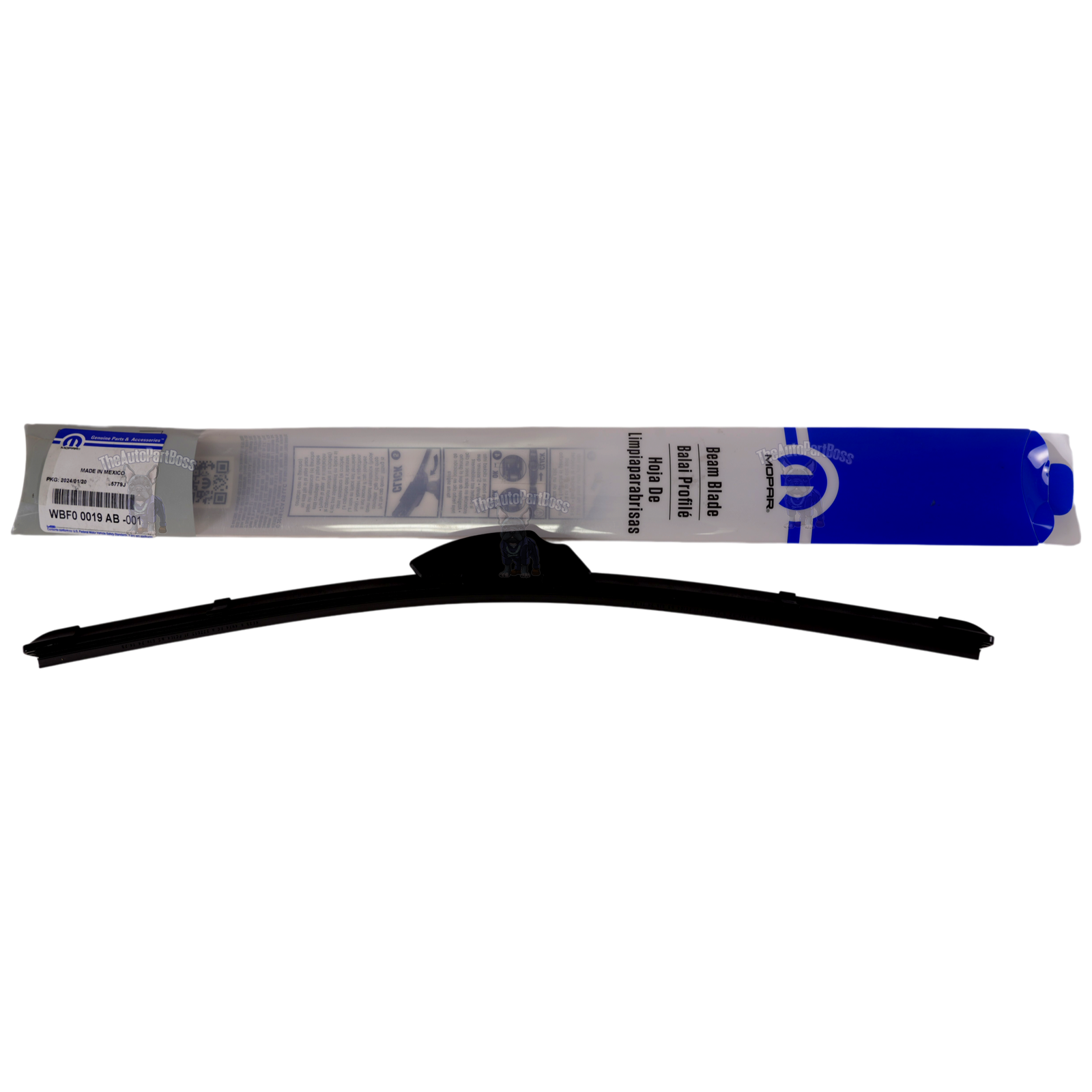 Mopar Front Wiper Blade Right OEM Mopar WBF00019AB WBF00019AB